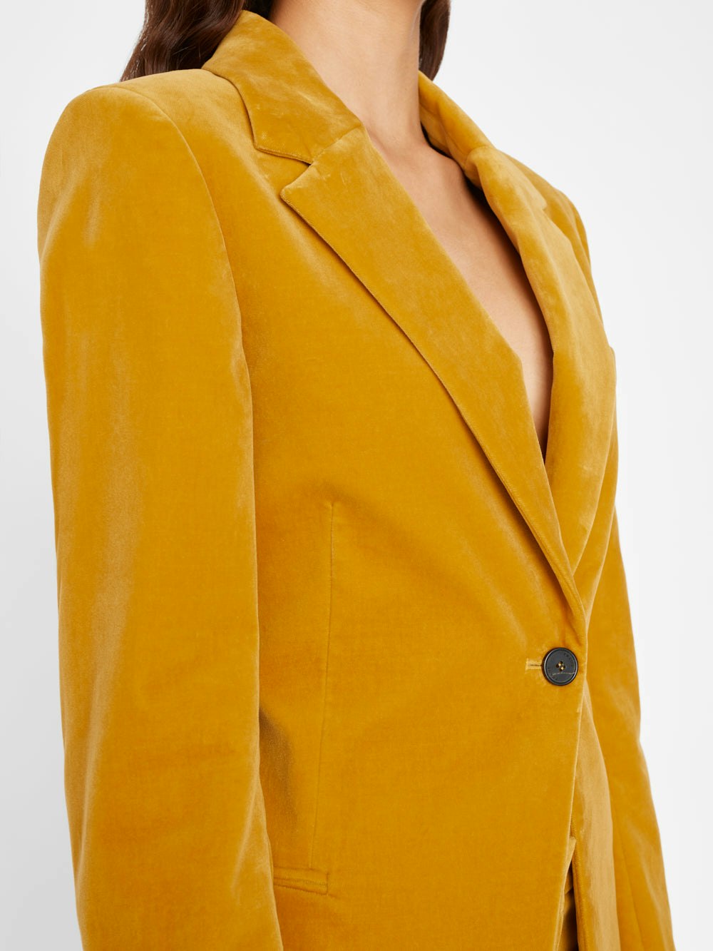 blazer neckline detail